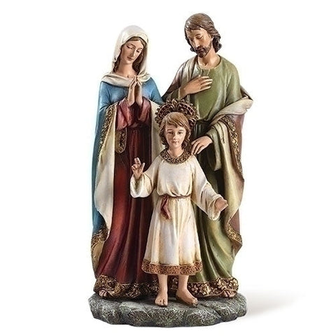 9.75"H HOLY FAMILY WITH CHILD FIGURE