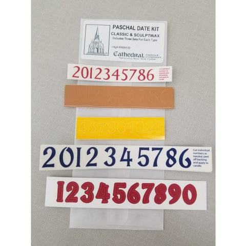 80999100  PASCHAL DECAL DATE KIT/ ONLY SOLD BY THE KIT