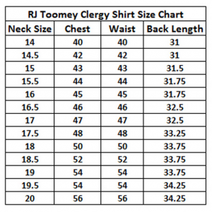 Roomey Toomey™ Big & Tall Tab Collar Long Sleeve Clergy Shirt
