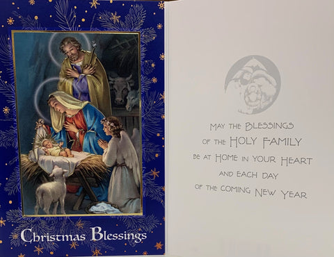 CHRISTMAS BLESSINGS BOXED CARD