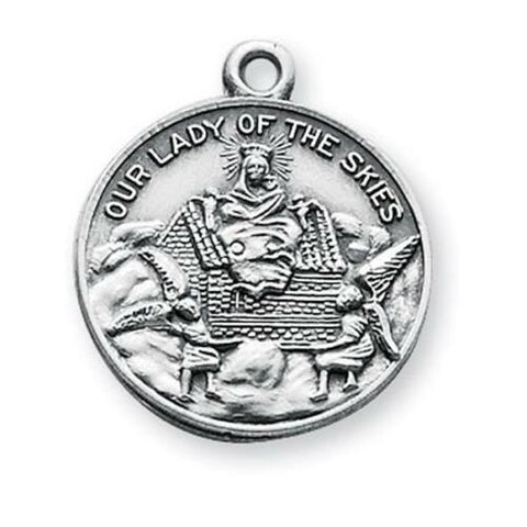 Our Lady of Loretto Sterling Silver
