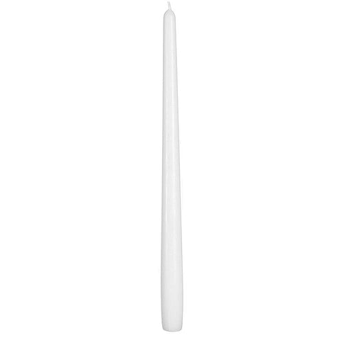 10" White Taper Candles sold individually