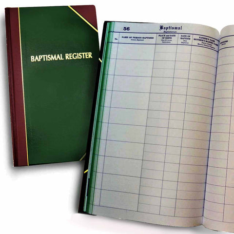 103  Baptism Record Book Standard Edition