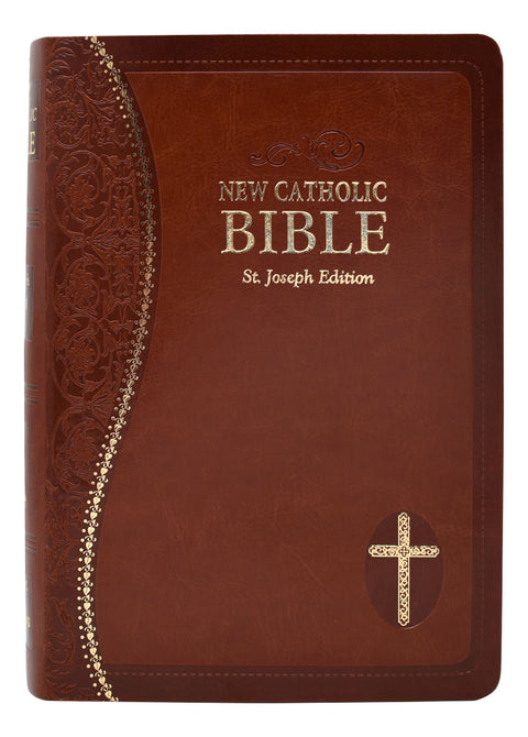608/19BN  St. Joseph New Catholic Bible (Gift Edition-Personal Size) BROWN