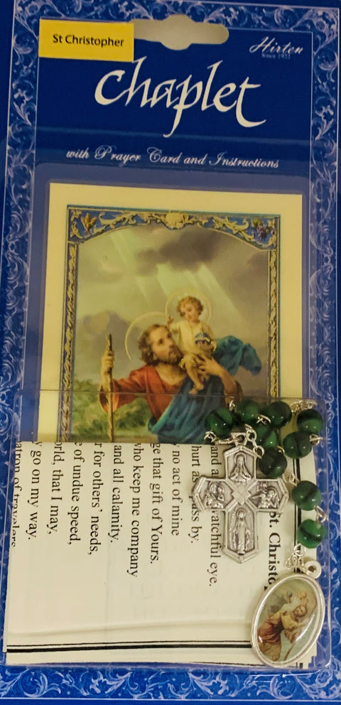 620-01 ST CHRISTOPHER CHAPLET