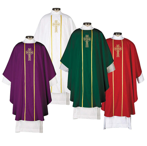 D1745PRP CELTIC CHASUBLE PURPLE ONLY