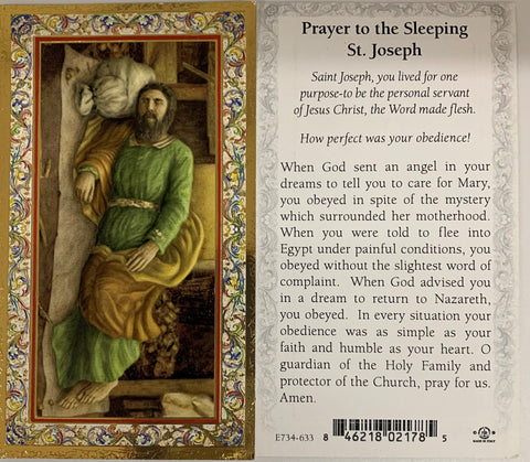 734-633    SLEEPING ST JOSEPH