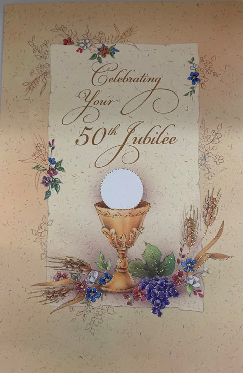 87168   50TH JUBILEE CARD