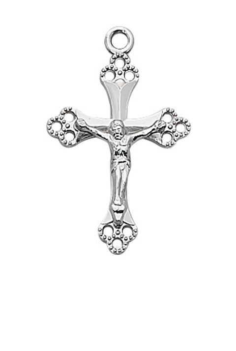 L9155   18" CHAIN  SS CRUCIFIX