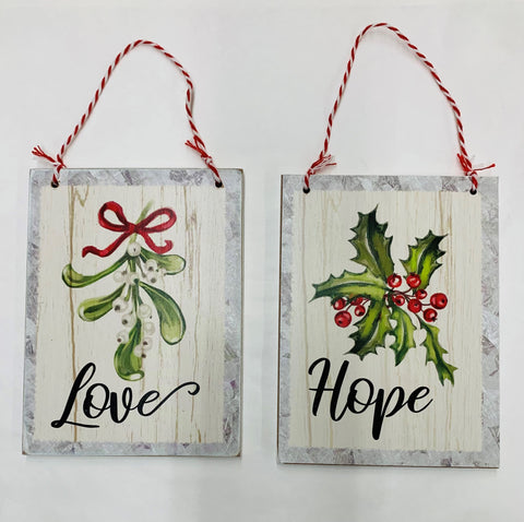 CHRISTMAS PLAQUE