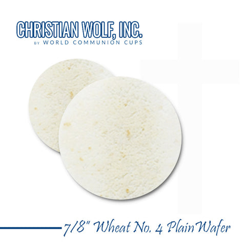 4W1000   Hospital Wafer 7/8 Inch Diameter (dime size) 1,000 per Box
