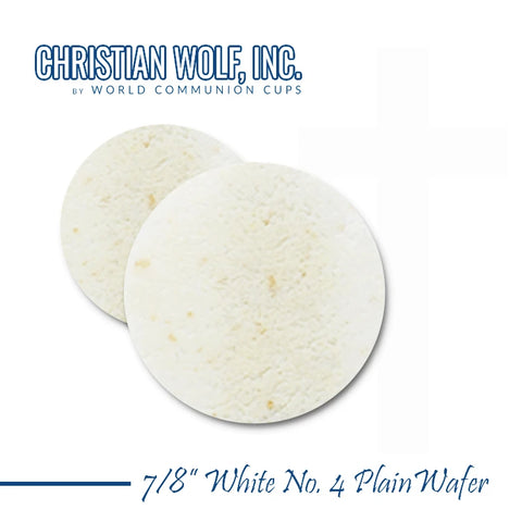 4W1000   Hospital Wafer 7/8 Inch Diameter (dime size) 1,000 per Box