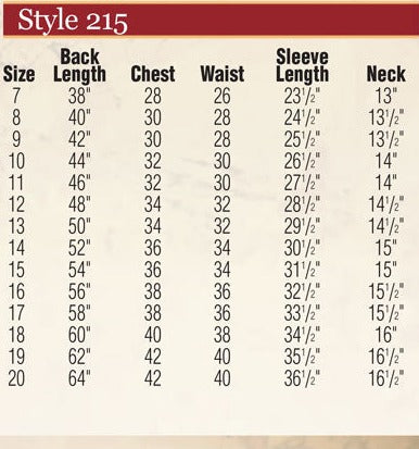 215 Abbey Brand Server Cassock