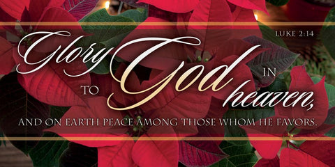 Christmas - Glory to God in heaven, Luke 2:14  - Pkg 100 - Offering Envelopes