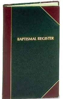 113 BAPTISMAL REGISTER BOOK
