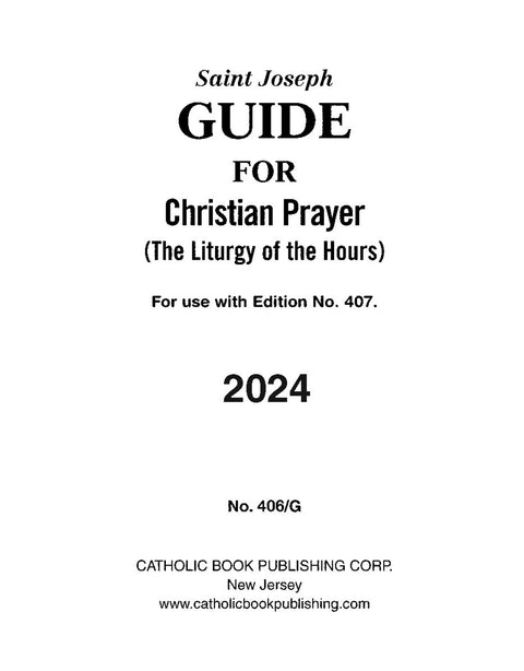 406/G CHRISTAN PRAYER GUIDE FOR 2024
