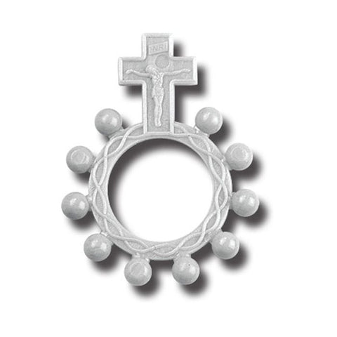 953-11  Luminous Plastic Rosary Ring