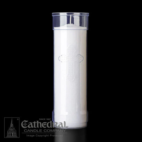 88376024 Inserta- Lite 6 Day Candle with Cross