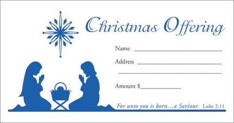 Christmas Offering Envelope