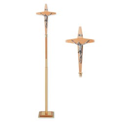 K130 Processional Crucifix - Church Crucifixes, Crosses - Patrick Baker & Sons