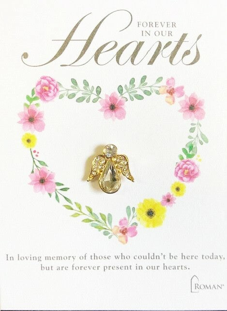 Bereavement Pin, Forever in our Hearts Angel
