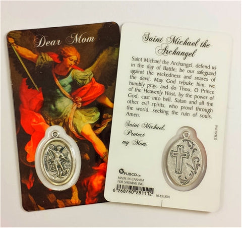 Prayer to St. Michael for Mom With Medal