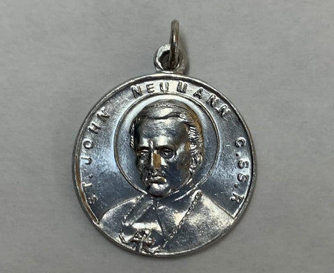1100-ST JOHN NEUMAN ALUMINUM MEDAL