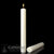1-1/2" x 12" Beeswax Altar Candles APE - Candles - Patrick Baker & Sons