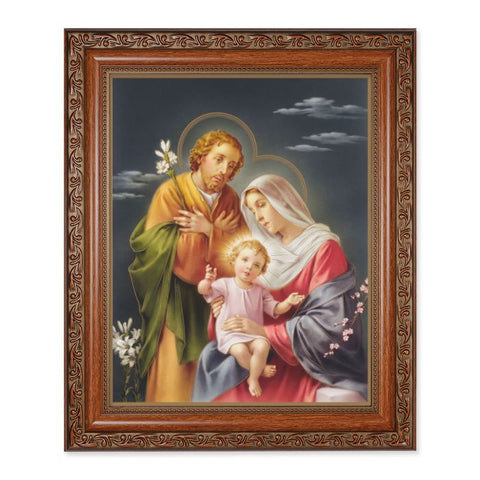 161-362----10" x 12" Ornate Wood Frame with an 8" x 10" The Holy Family Print