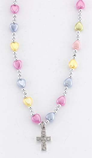 6MM MULTI-COLORED PEARL BEAD NECKLACE