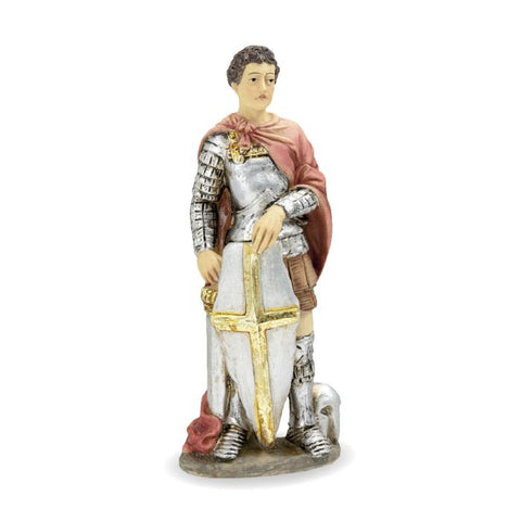 4" Resin Hand Painted Statue of Saint George