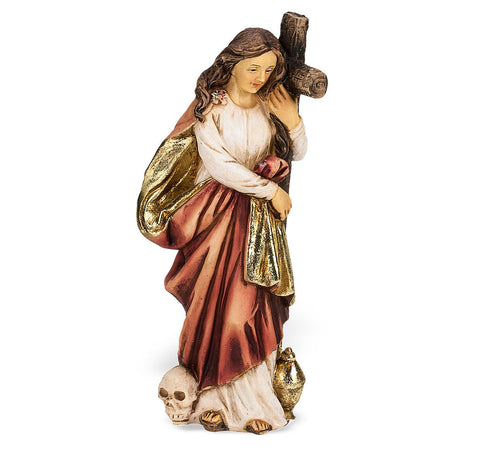 SAINT MARY MAGDALENE HAND PAINTED SOLID RESIN PATRON SAINT STATUE