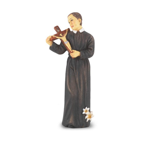 4" Cold Cast Resin Hand Painted Statue of Saint Gerard