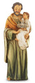 ST. JOSEPH HAND PAINTED SOLID RESIN STATUE