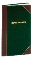 Death Register - Books - Patrick Baker & Sons