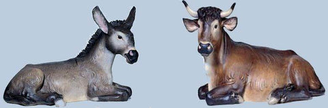 1950 Demetz Nativity Fiberglass