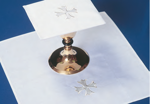 Mass Linen Set – 3″ Greek Cross - Altar Linens - Patrick Baker & Sons