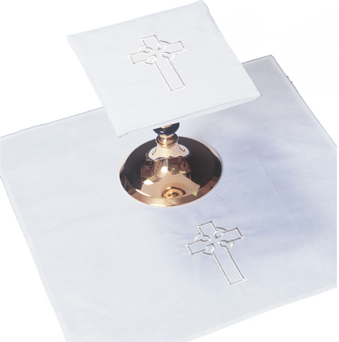 Mass Linen Set – 3″ Celtic Cross - Altar Linens - Patrick Baker & Sons