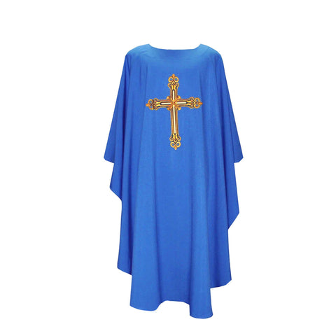 Beau Veste 2026 Chasuble with Embroidered Cross Design