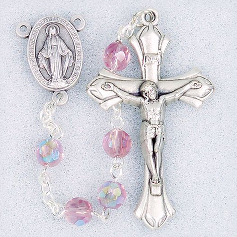 JUNE-DELUXE BIRTHSTONE ROSARY
