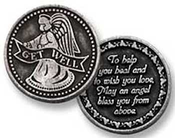 Get Well Angel Pocket Tocken