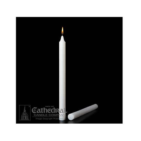 Catherdral Stearine Short 3'S  Size 7/8" X 16" Plain End (PE)