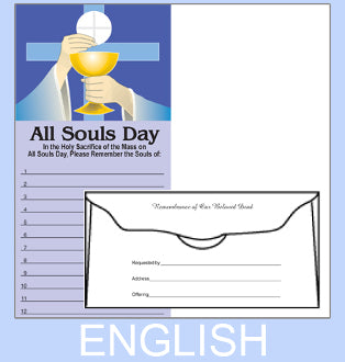 All Souls Day - Full Color Envelope PACK PER 100