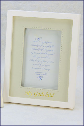 33346  My Godchild Shadowbox Photo Frame