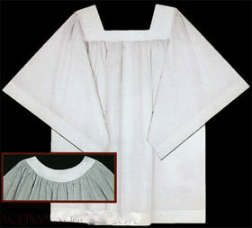 333 Square Yoke Surplice - Surplice, Surplices - Patrick Baker & Sons