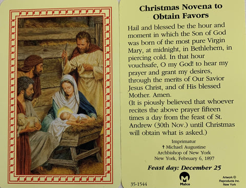 35-1544 CHRISTMAS NOVENA