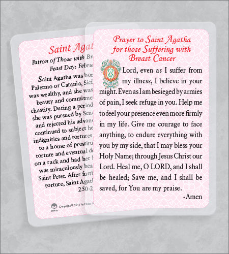 35 007 01 ST AGATHA HOLY CARD