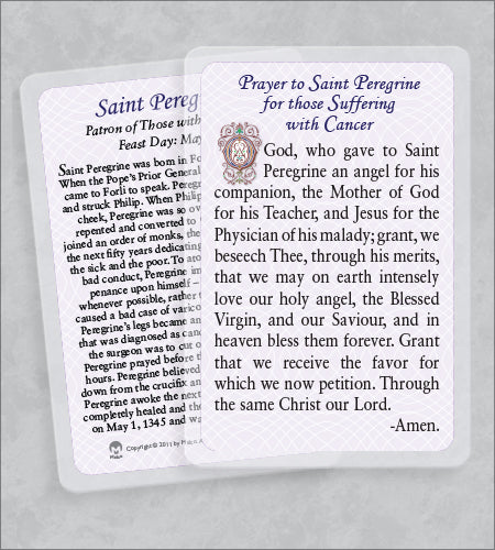 35 007 12 ST PEREGRIN HOLY CARD