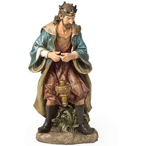 NATIVITY SET 39" SCALE HOLY FAMILY COLOR