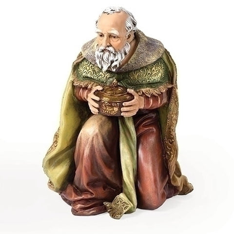 27" SCALE COLOR KNEELING KING 16"H FOR NATIVITY 39530 - Nativities - Patrick Baker & Sons